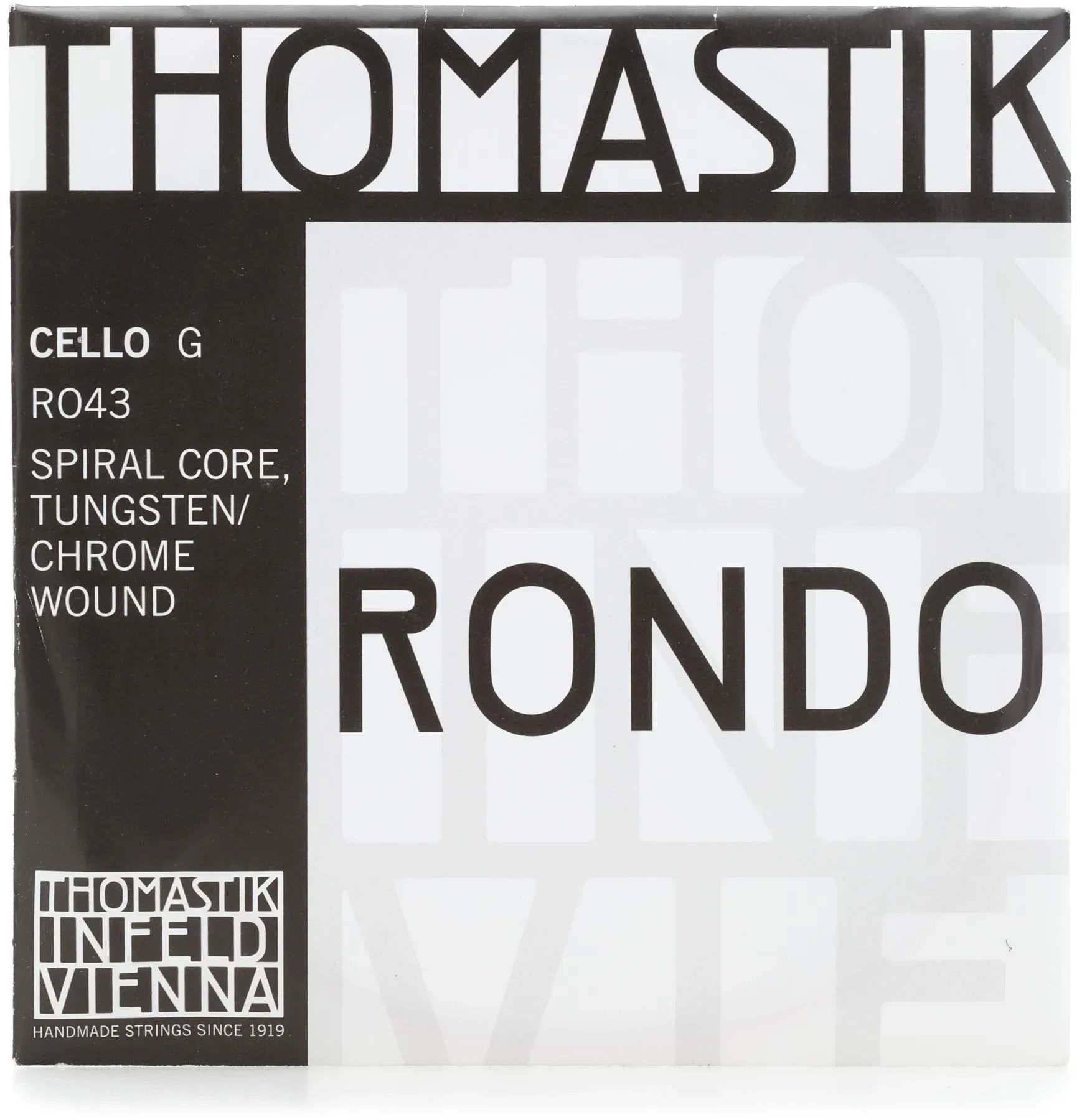 

Струна G для виолончели Thomastik-Infeld Rondo - 4/4 вольфрам/хромовая обмотка