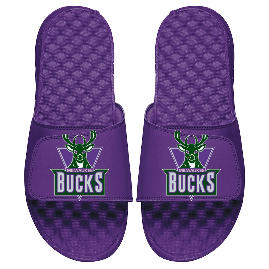 

Шлепанцы ISlide Milwaukee Bucks, фиолетовый