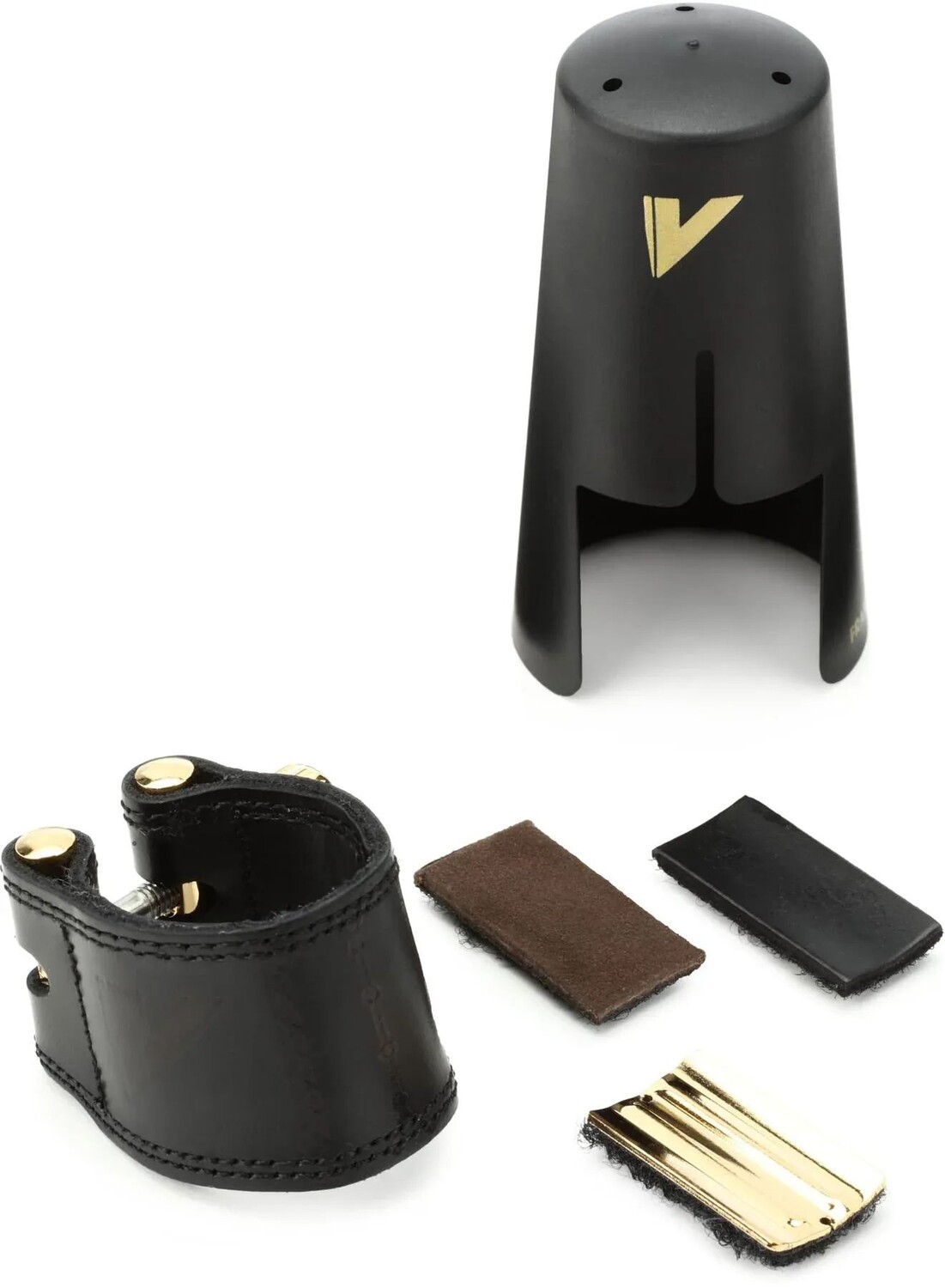 

Кожаная лигатура для альт-саксофона Vandoren LC27P с пластиковым колпачком