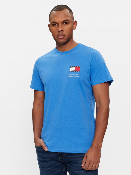 

Футболка узкого кроя Tommy Jeans, синий