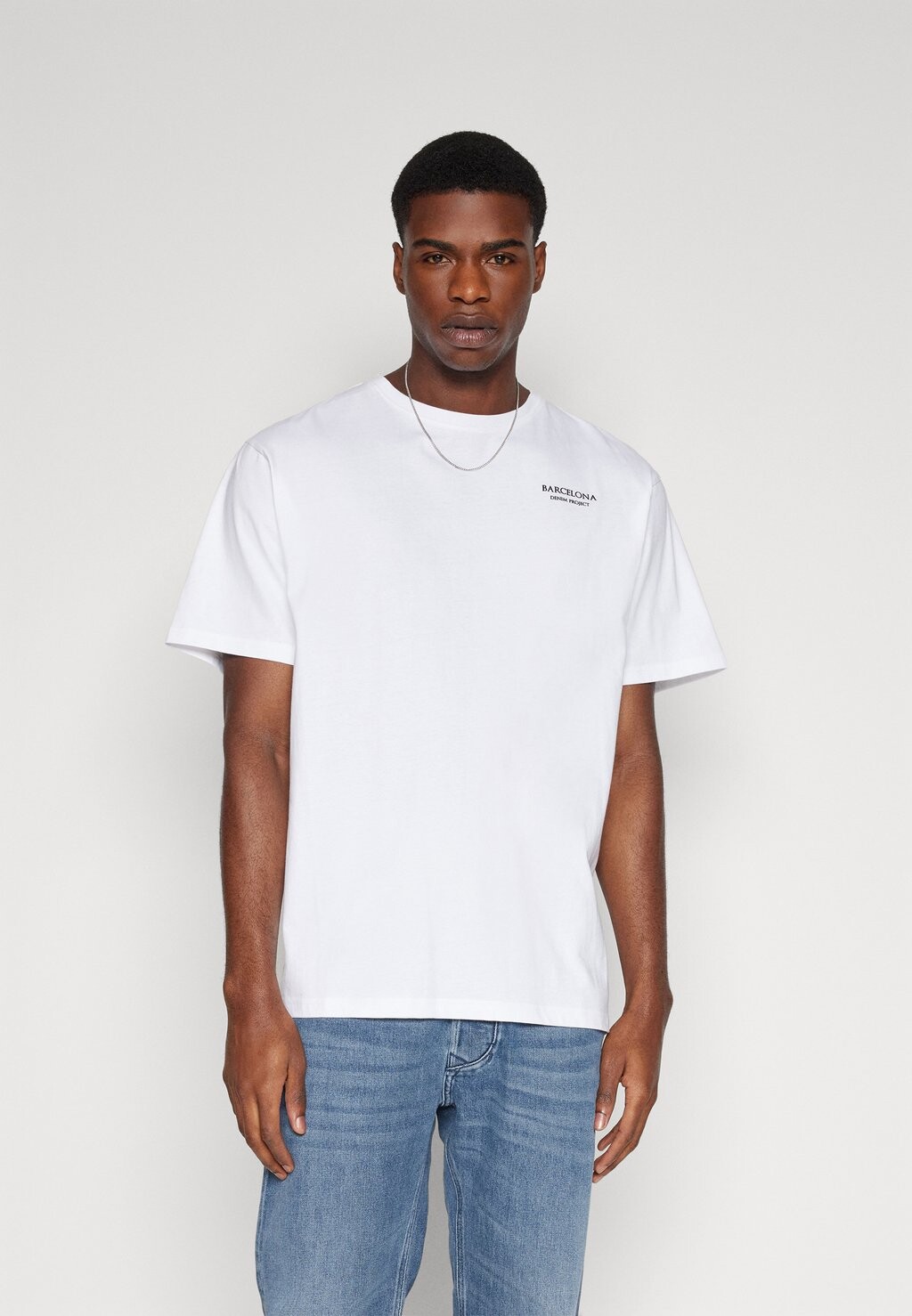 

Футболка с принтом Barcelona Fruit Tee Denim Project, цвет optic white