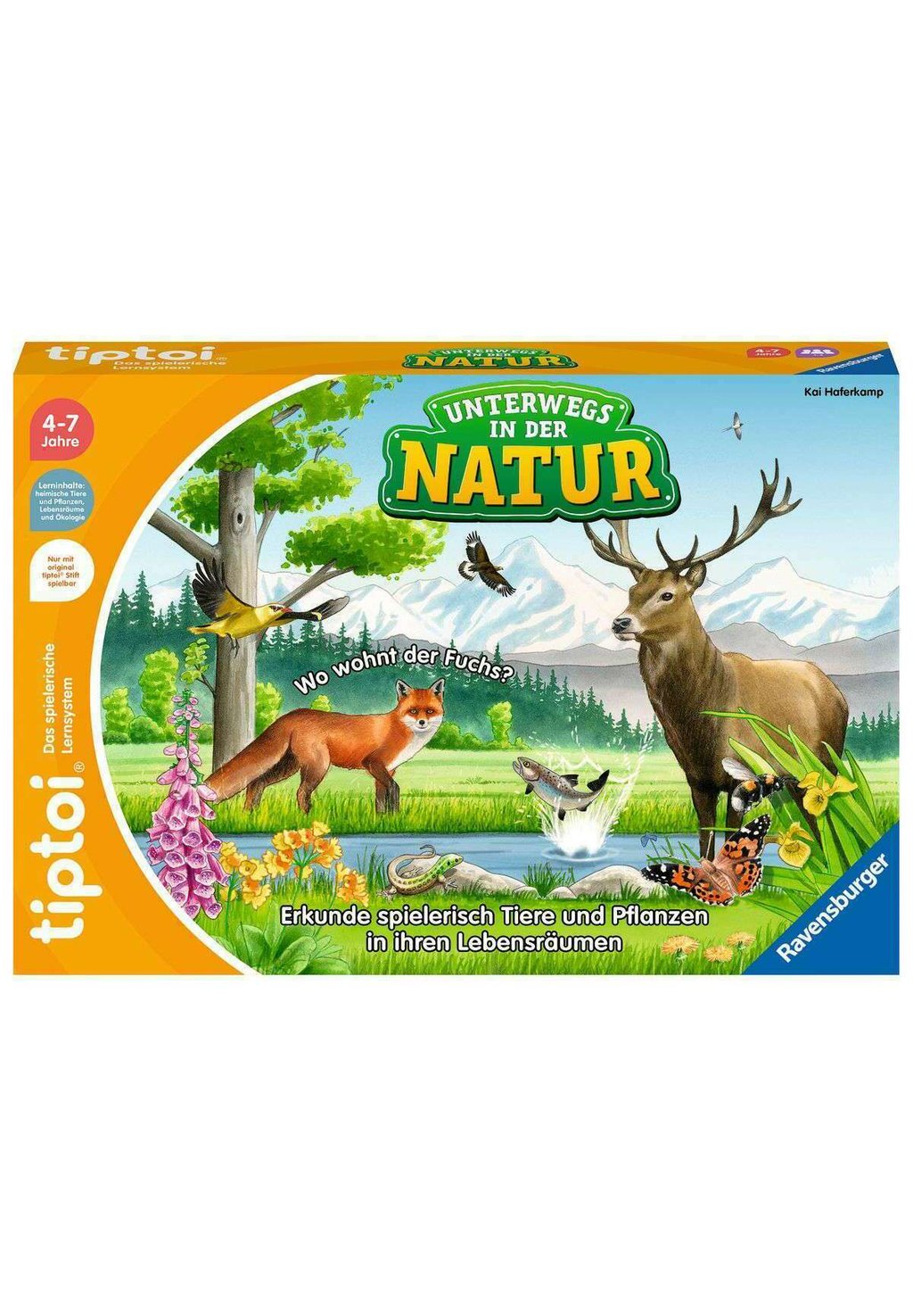 

Пазл TIPTOI UNTERWEGS IN DER NATUR Ravensburger, цвет mehrfarbig