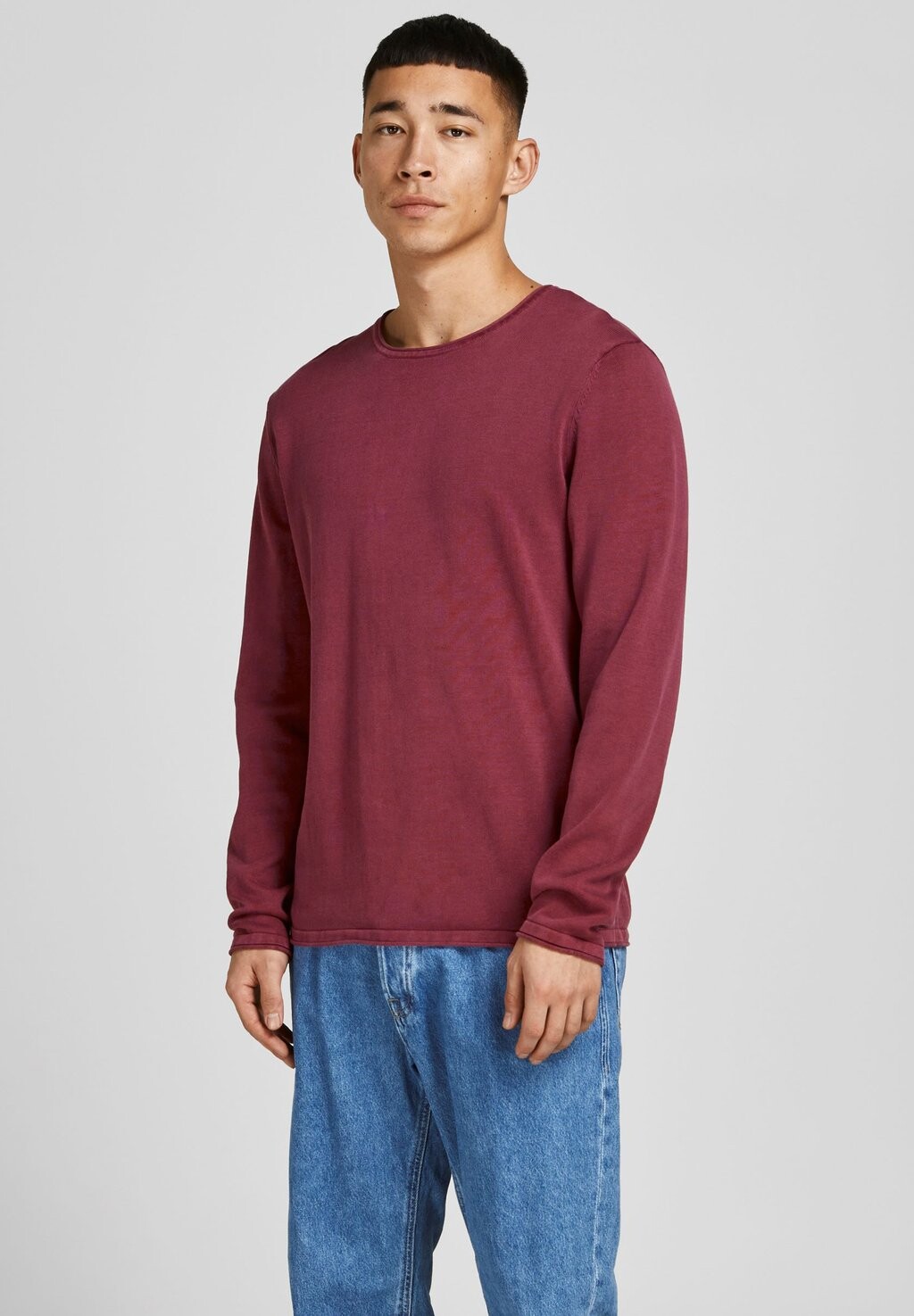 

Свитер JJELEO CREW NECK NOOS Jack & Jones, Роза боярышника