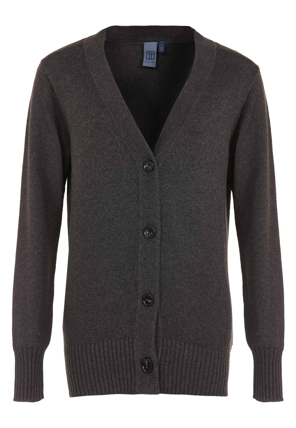 

Толстовка elkline Strickjacke Umstrickt, цвет anthramelange
