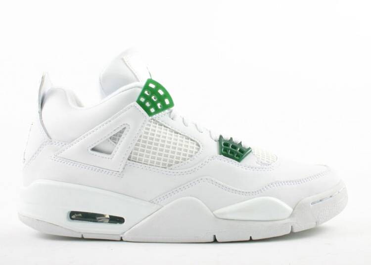 

Кроссовки AIR JORDAN 4 RETRO 'CLASSIC GREEN' 2004, белый