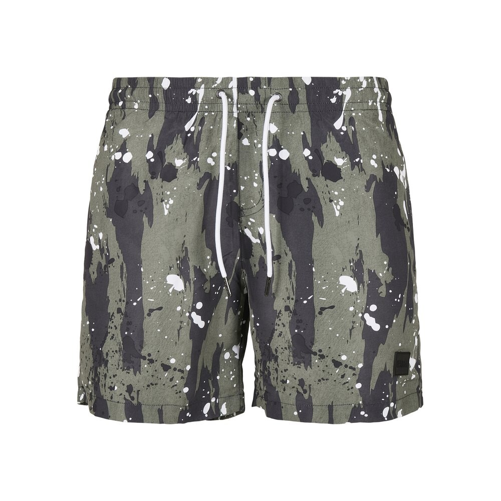 цена Шорты Urban Classics Swim Shorts Pattern, бежевый