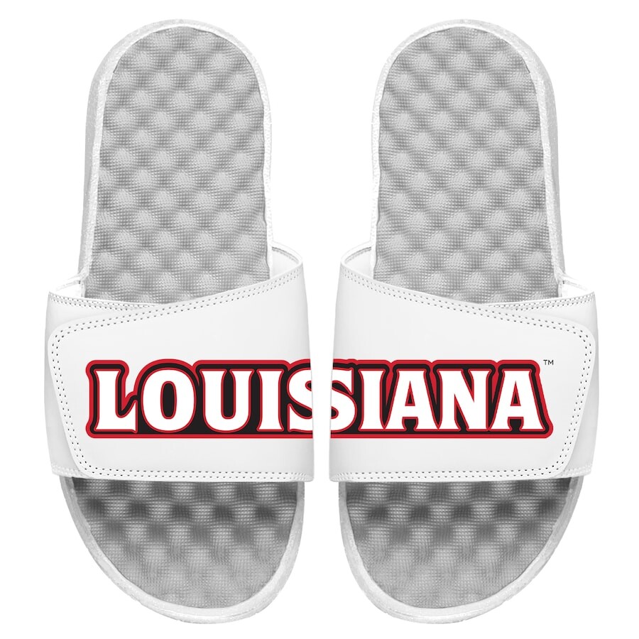 

Шлепанцы ISlide Louisiana Ragin Cajuns, белый