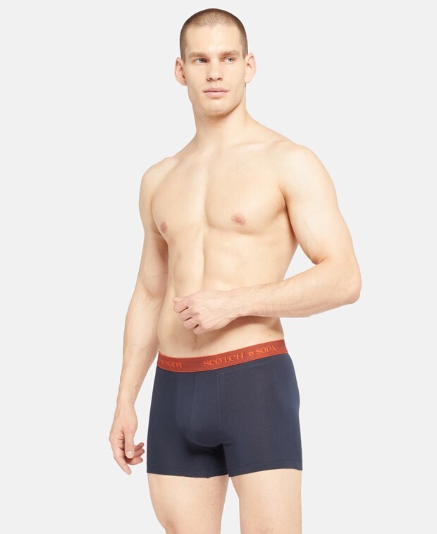 

Шорты-боксеры, комплект из 3 шт. Scotch & Soda, темно-синий