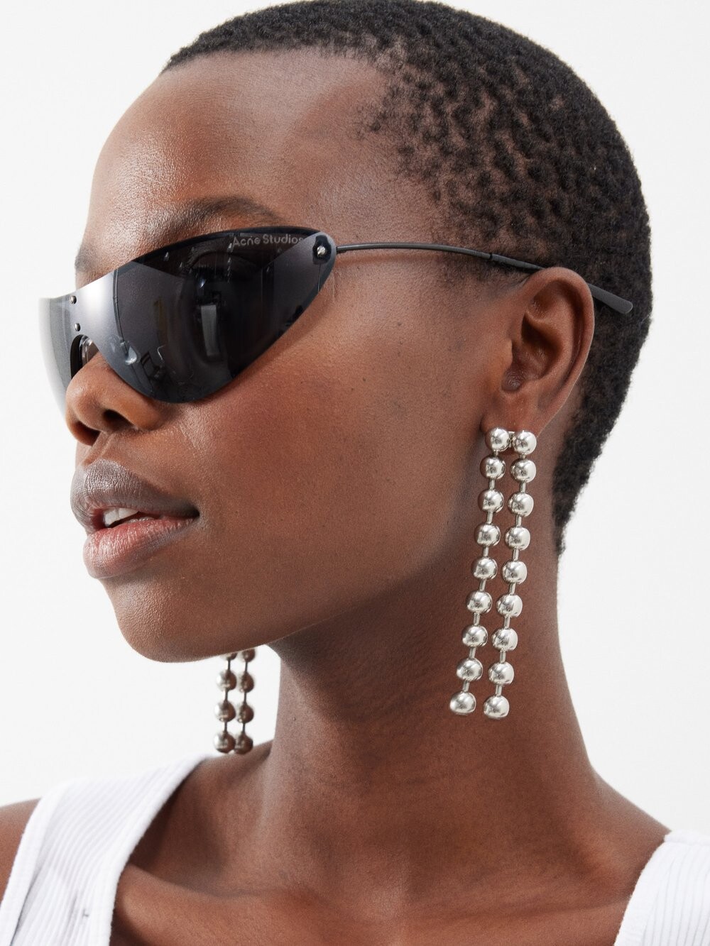 

Солнцезащитные очки antus в металлической оправе Acne Studios, черный