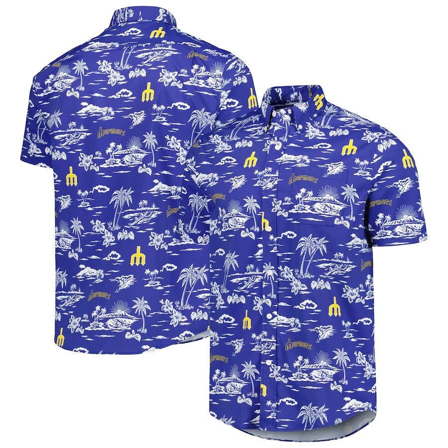 

Рубашка Reyn Spooner Seattle Mariners, роял