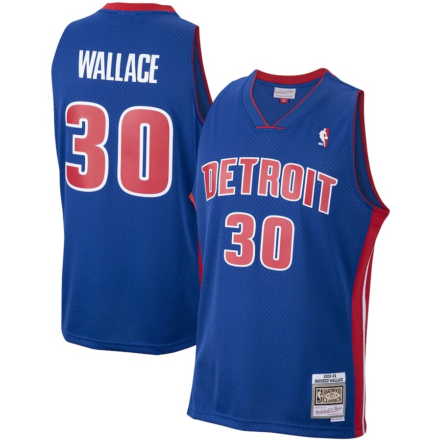 

Джерси Mitchell & Ness Detroit Pistons, роял