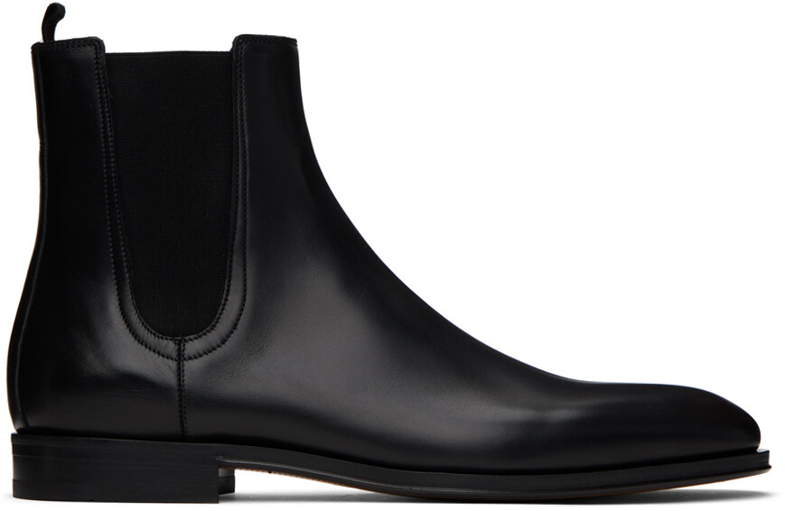 

Черные ботинки челси Falco Ferragamo