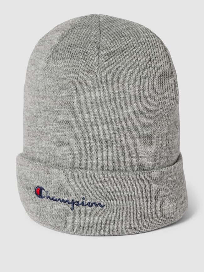 

Шапка с пришитой этикеткой CHAMPION, светло-серый