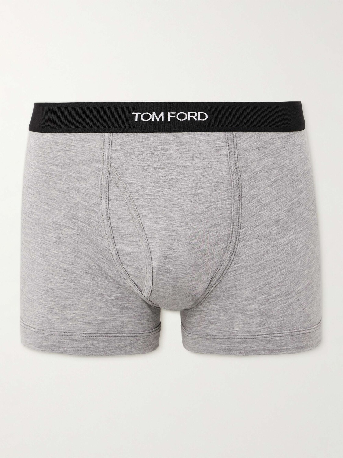 

Трусы-боксеры из эластичного хлопка и смеси модала TOM FORD, серый