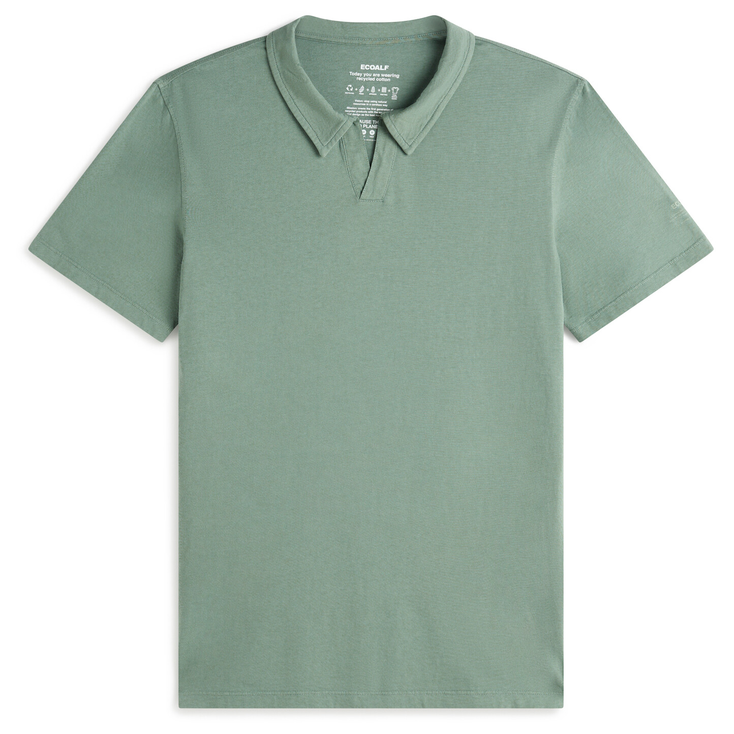 

Рубашка поло Ecoalf Enzoalf Polo, цвет Cactus