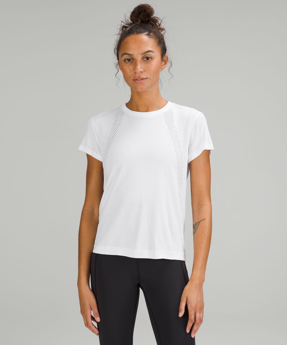 

Рубашка с короткими рукавами Train to Be Lululemon, белый