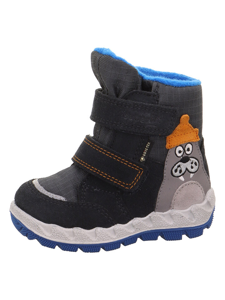 

Ботинки superfit Leder- Icebird, цвет Schwarz/ Blau