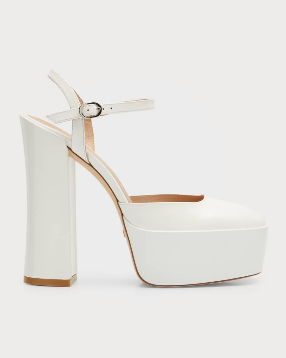 

Туфли-лодочки Skyhigh из телячьей кожи с ремешком на щиколотке Stuart Weitzman