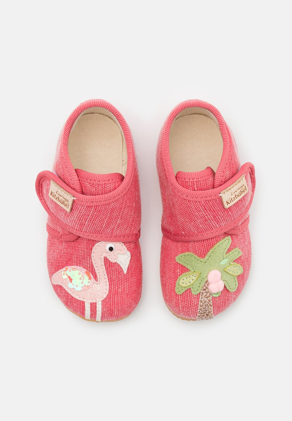 Тапочки Babyklett Flamingo Palme Living Kitzbühel, розовый