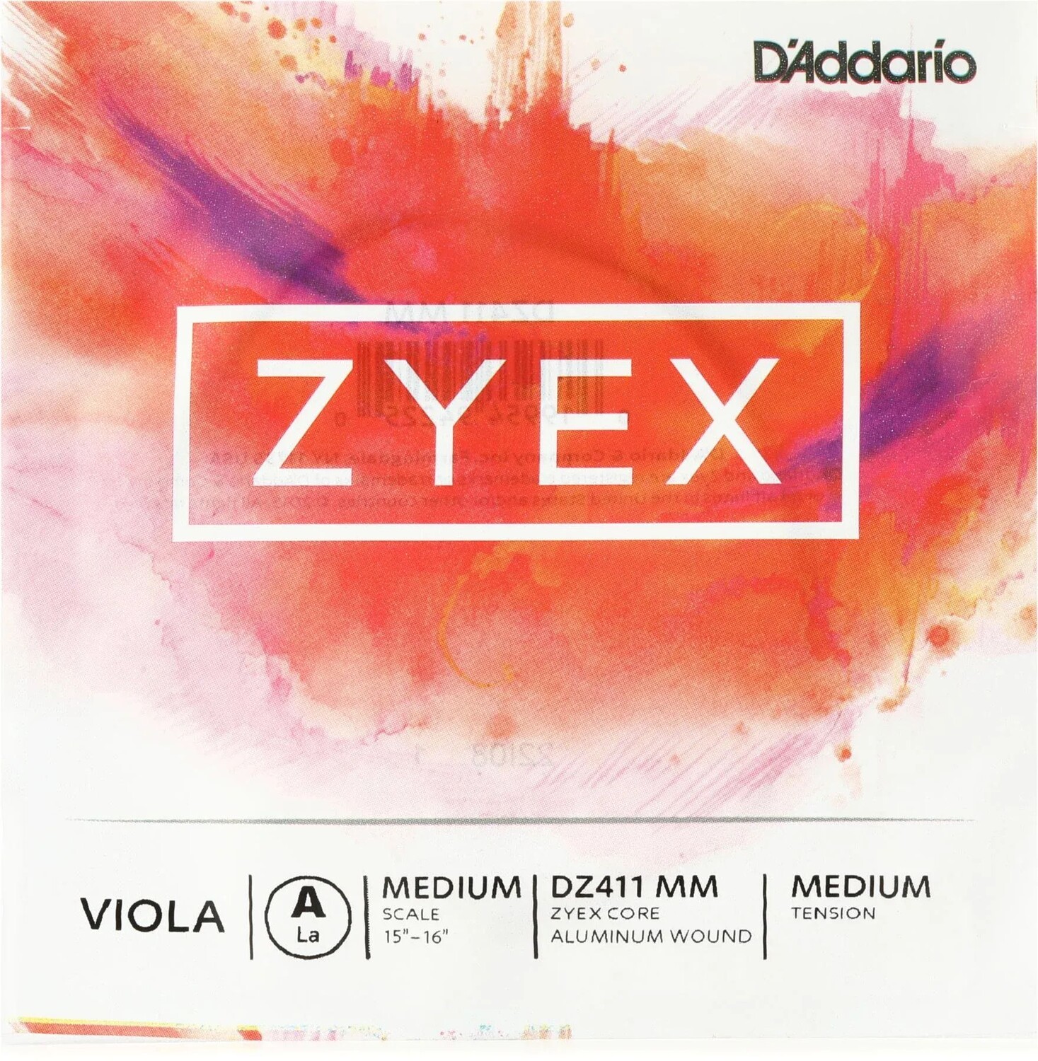 

D'Addario DZ411 Zyex Альтовая струна ля - средний строй