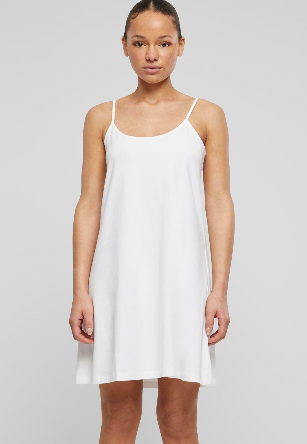 

Платье из джерси Stretch Hanger Urban Classics, белое