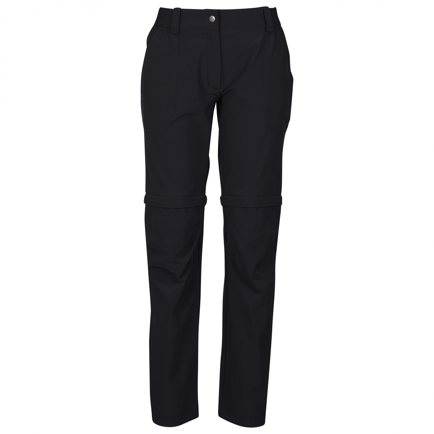 Трекинговые брюки Vaude Women's Farley Stretch Zip Off II, черный