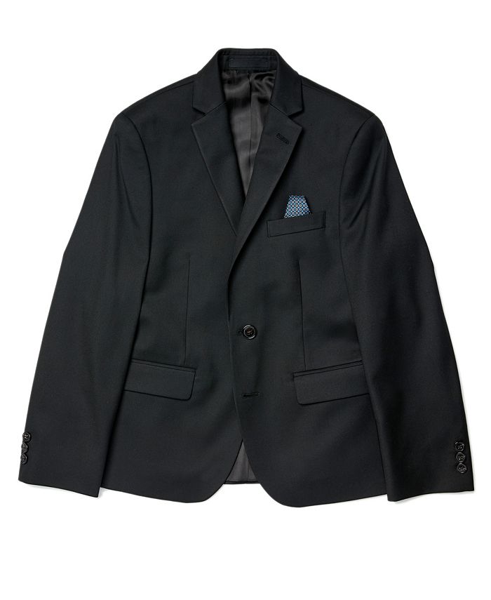 цена Однотонные классические спортивные пальто Big Boys Husky Lauren Ralph Lauren, черный