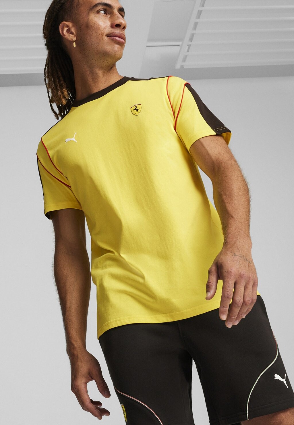

Футболка с принтом Scuderia Ferrari Race Motorsport Puma, цвет speed yellow
