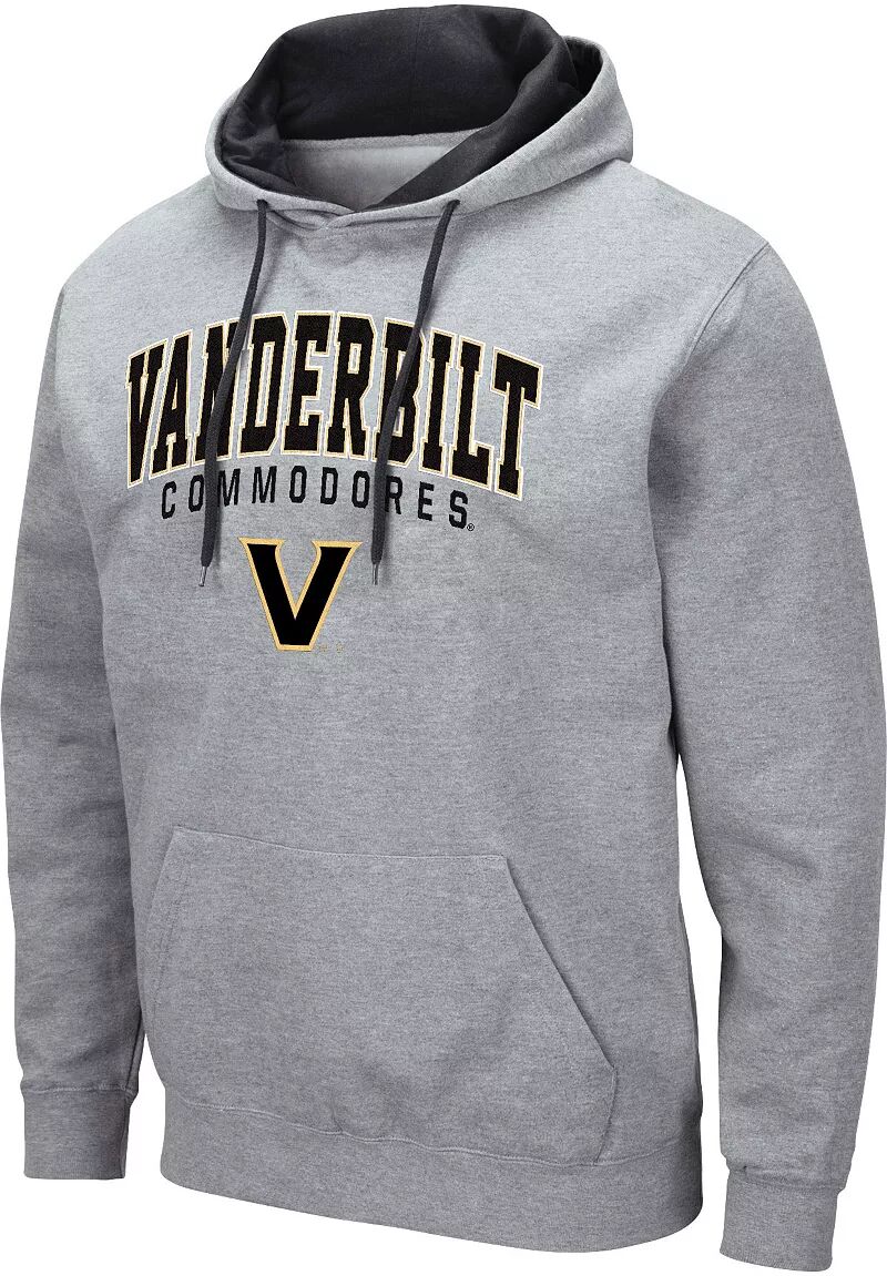 цена Colosseum Мужской серый пуловер с капюшоном Vanderbilt Commodores