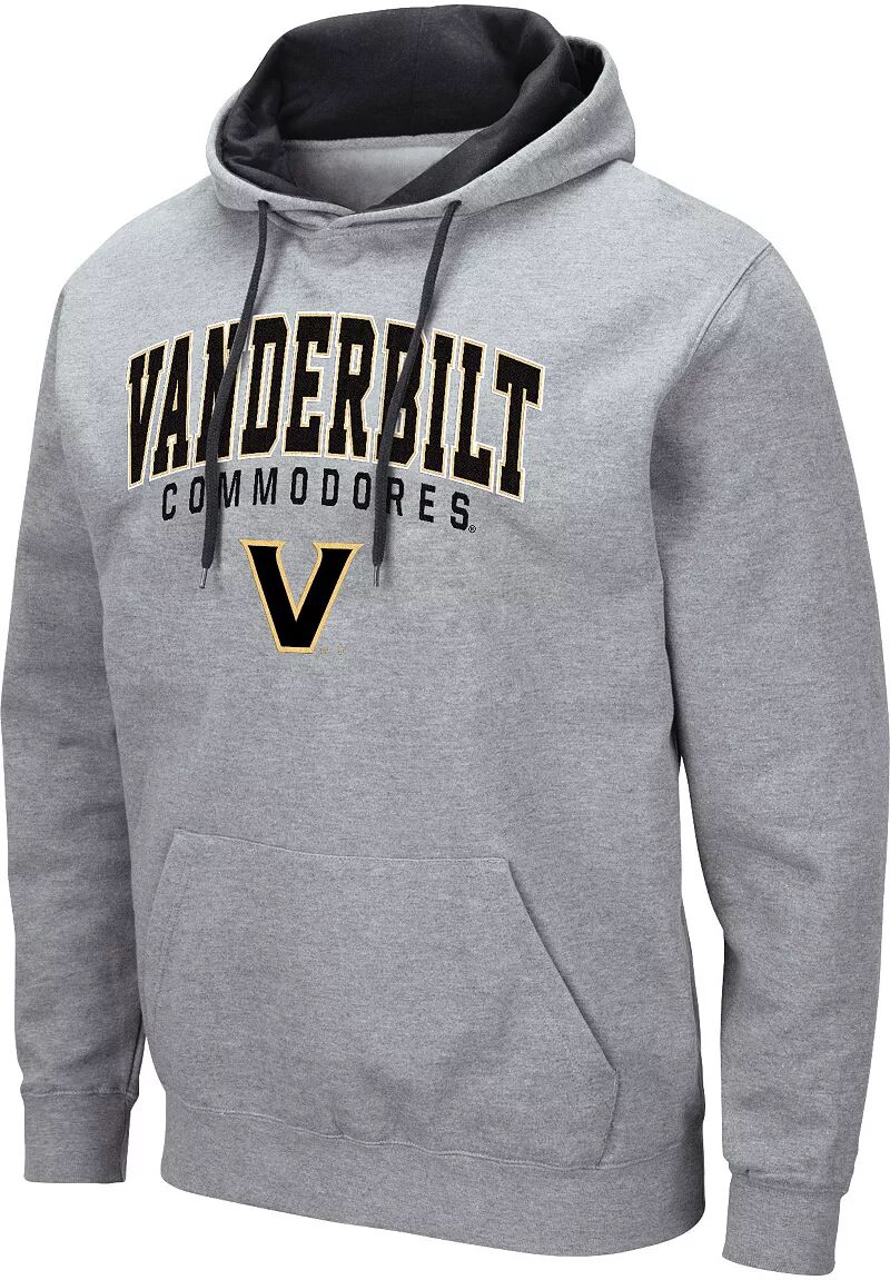 

Colosseum Мужской серый пуловер с капюшоном Vanderbilt Commodores