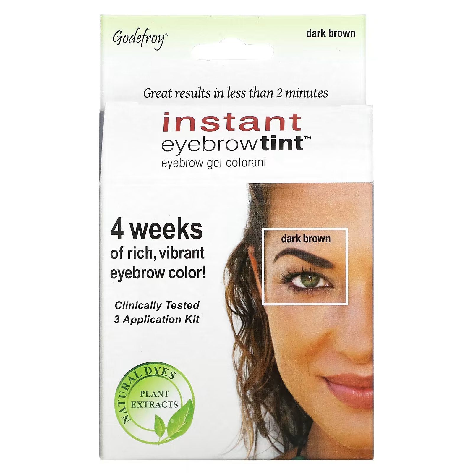 Тинт Godefroy Instant Eyebrow Dark Brown 3