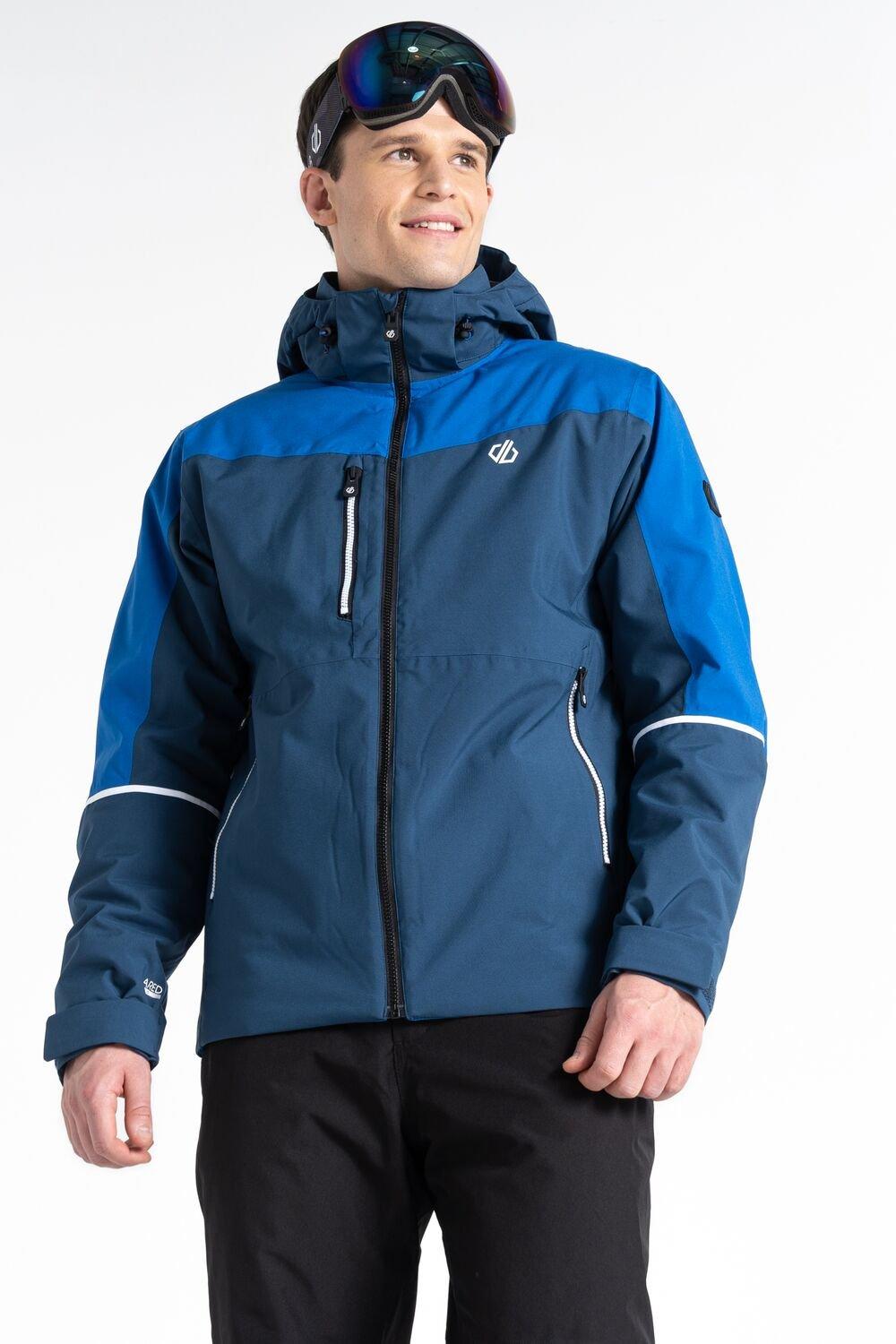 мотоциклетная куртка с подкладкой защитная прокладка плечи защита для локтя наколенник для мотокросса гонок катания на лыжах льда ката Водонепроницаемая лыжная куртка Eagle Dare 2b, синий