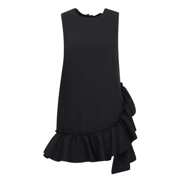 

Платье ruffled minidress Msgm, черный