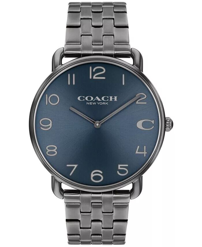 

Мужские часы Elliot серые с браслетом из нержавеющей стали 40 мм COACH, серый