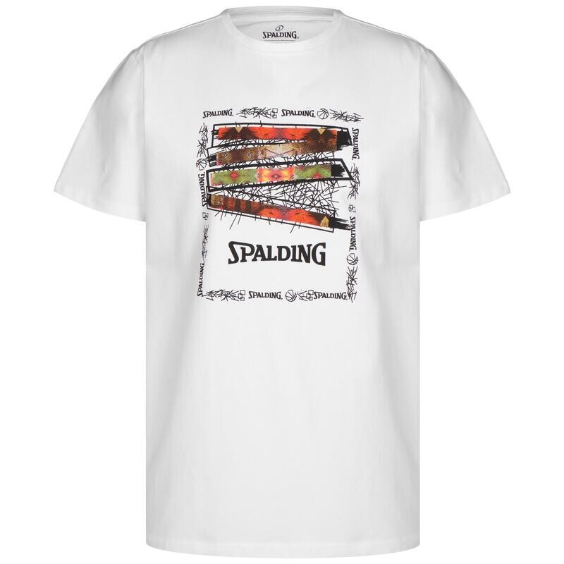

Футболка с логотипом мужское SPALDING, цвет weiss