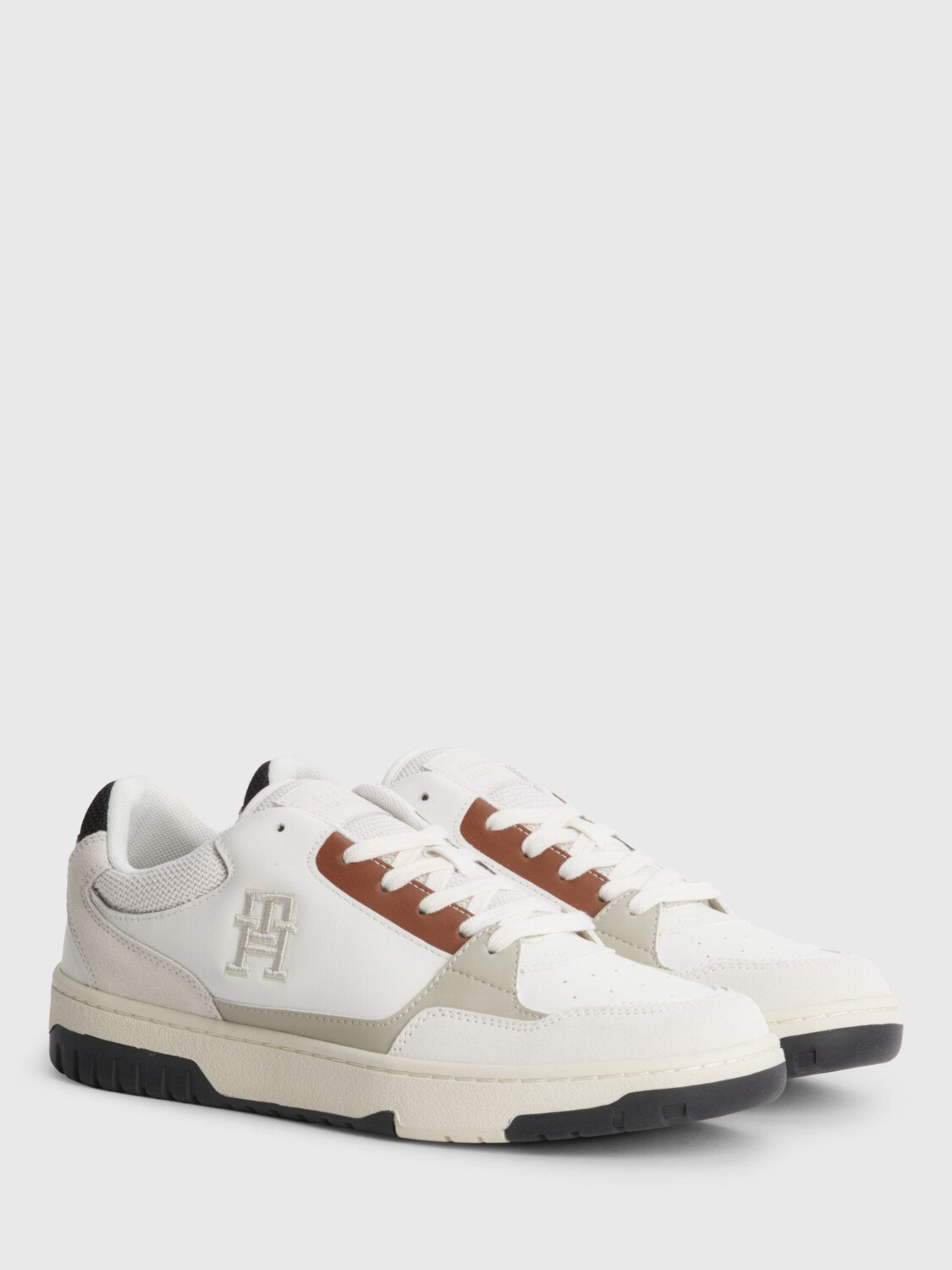 

Кожаные кроссовки Tommy Hilfiger Streeth, экрю