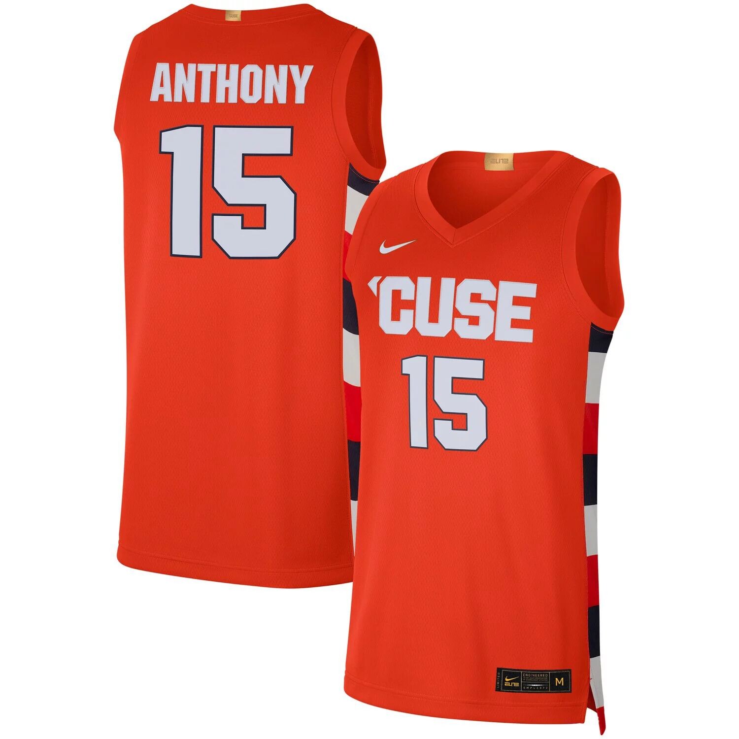 

Мужская баскетбольная майка Nike Carmelo Anthony Orange Syracuse Orange Alumni Limited