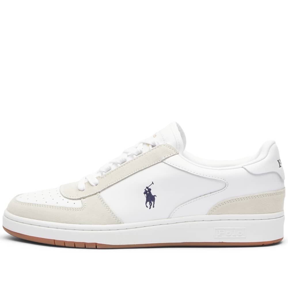 

Кроссовки Polo Ralph Lauren Court, белый/темно-синий