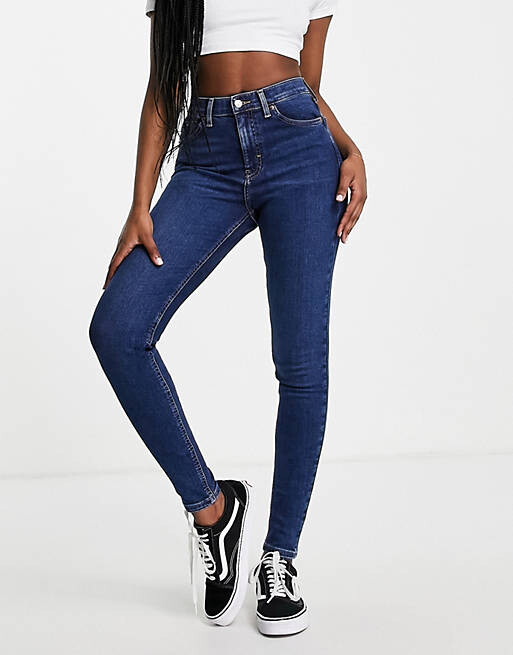 

Джинсы Topshop Jamie насыщенного синего цвета