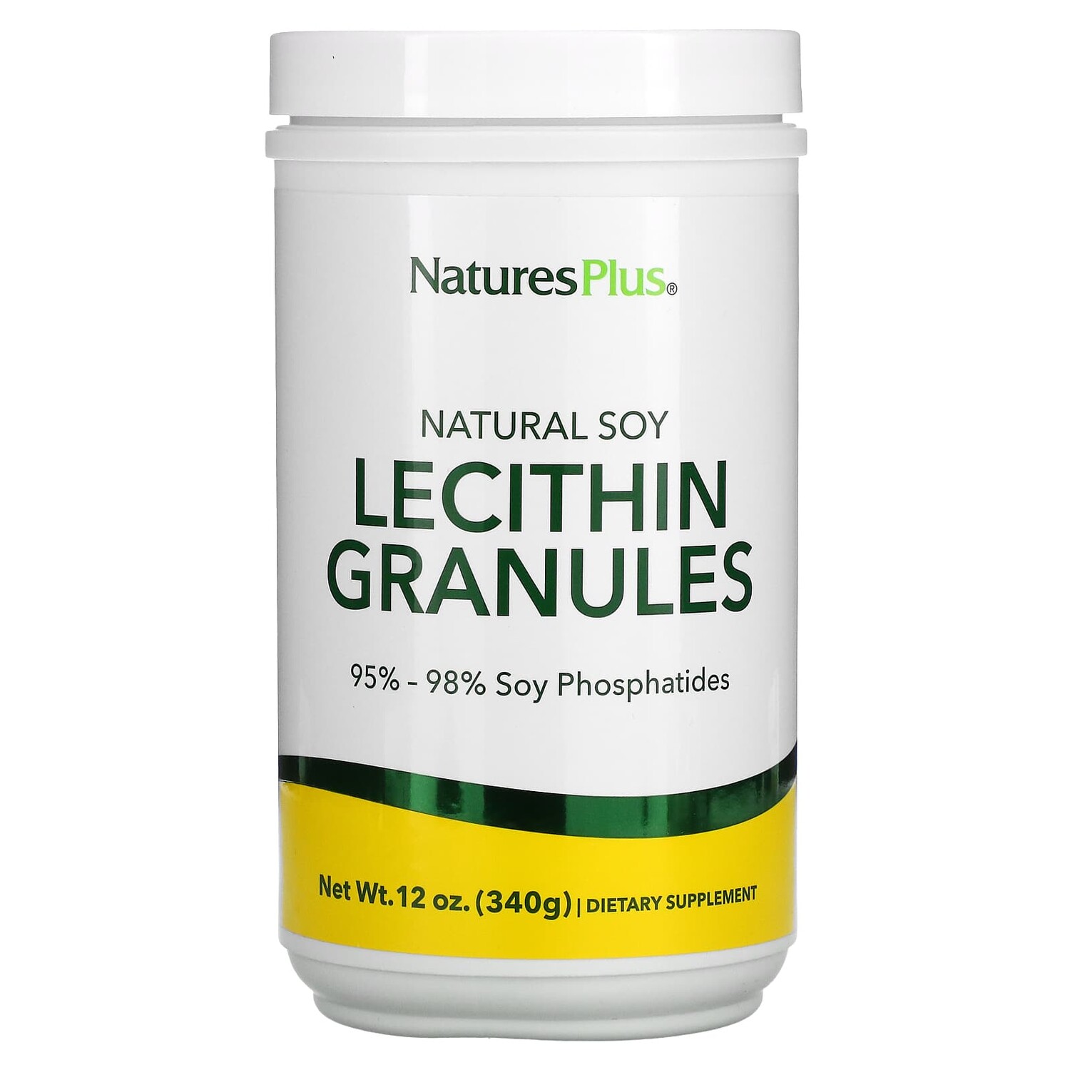 

Лецитин в гранулах, натуральная соя, 340 г (12 унций), NaturesPlus