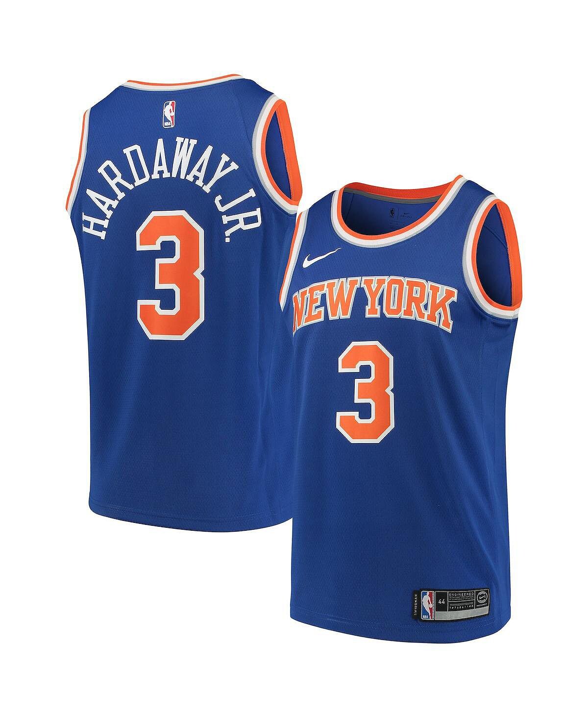 

Синяя майка Big Boys Tim Hardaway Jr. New York Knicks 2020/21 Swingman — Icon Edition Nike