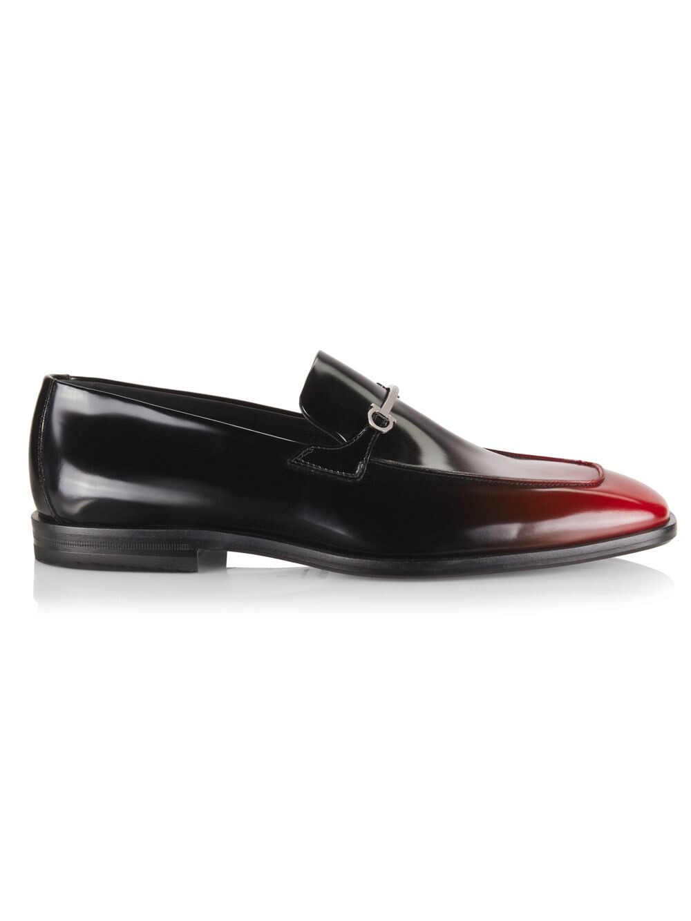 

Кожаные лоферы Fedro с омбре FERRAGAMO, неро