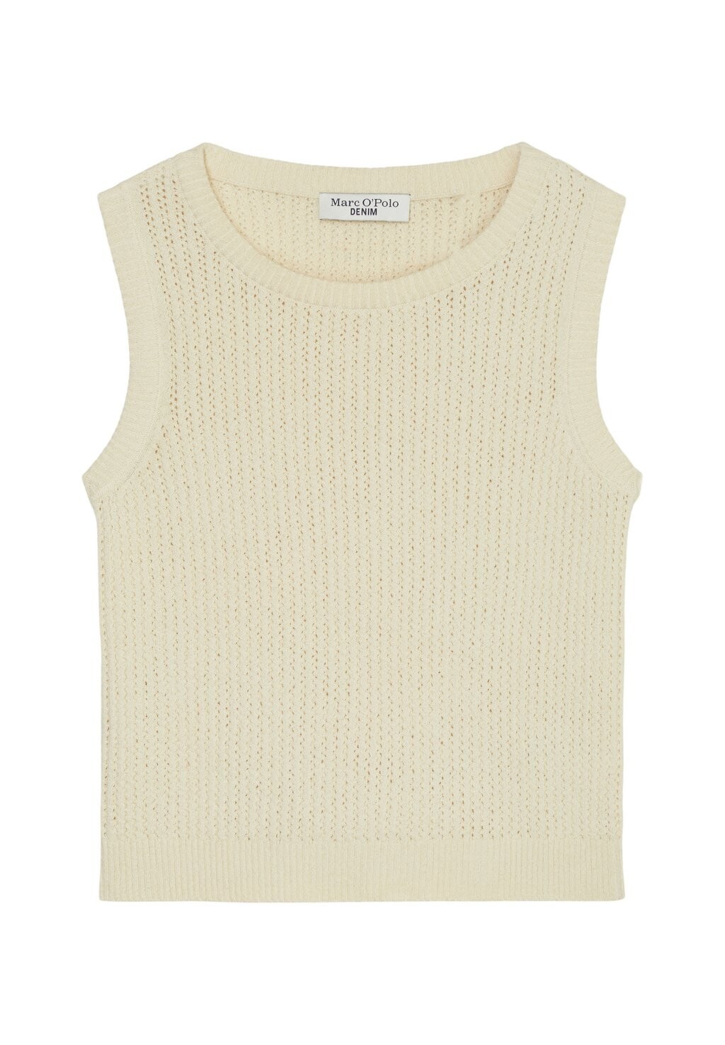 

Вязаный свитер ÄRMELLOSER RELAXED AUS ORGANIC Marc O'Polo DENIM, кремовый