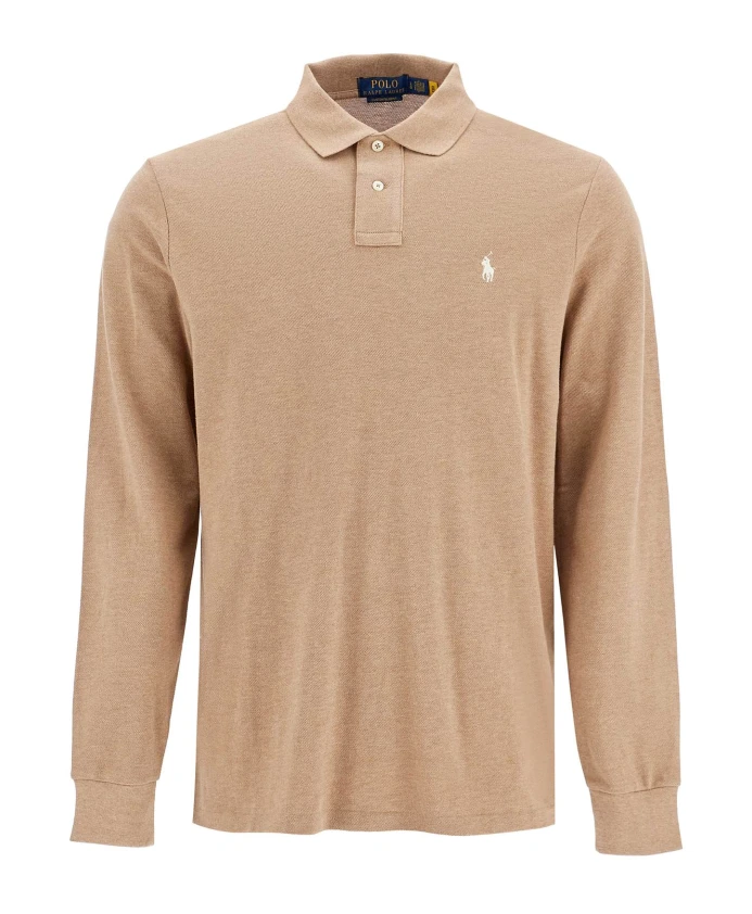 

Классическая рубашка поло из хлопка Polo Ralph Lauren, коричневый