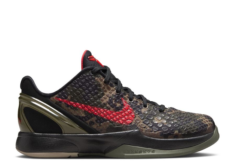 

Кроссовки Nike Zoom Kobe 6 Gs 'Italian Camo' 2024, зеленый