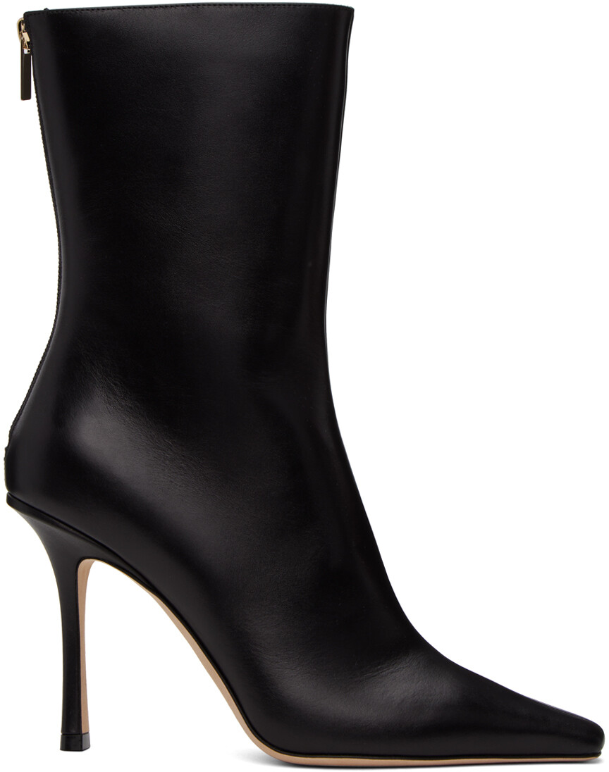 

Черные сапоги Агаты 100 Jimmy Choo, Черный