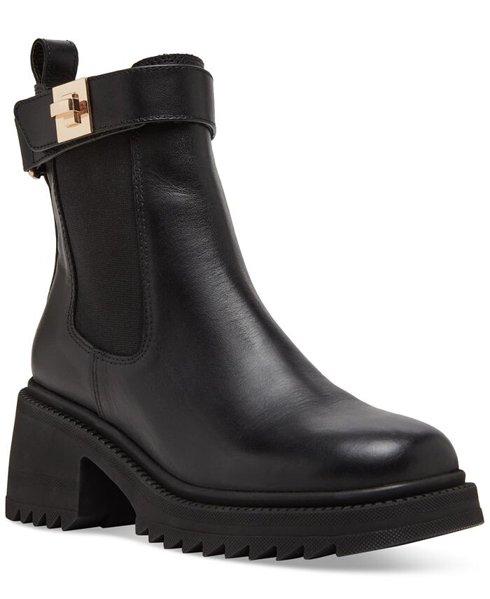

Женские ботильоны Gates с пряжками и ушками на подошве Steve Madden, черный