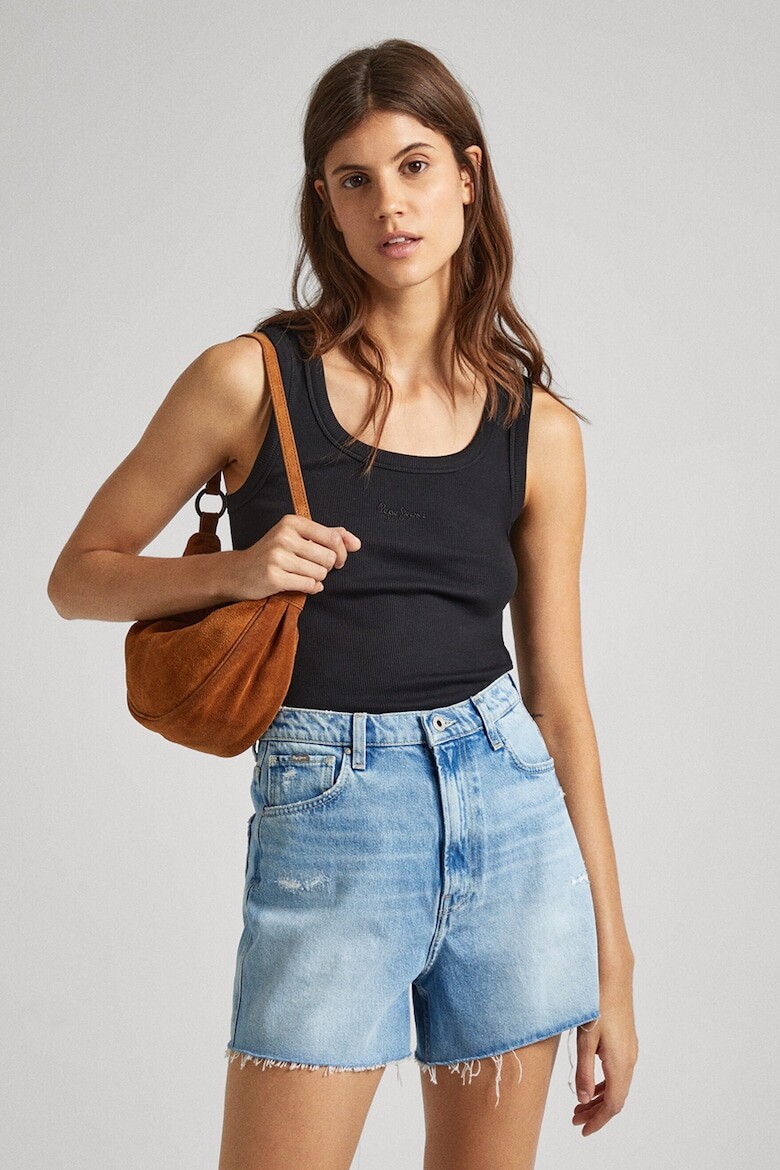 

Топ Ripsen с модалом Pepe Jeans London, черный