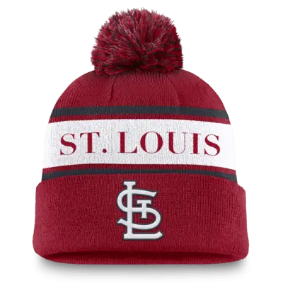 

Шапка Nike St. Louis Cardinals Team Stripe Peak, красный