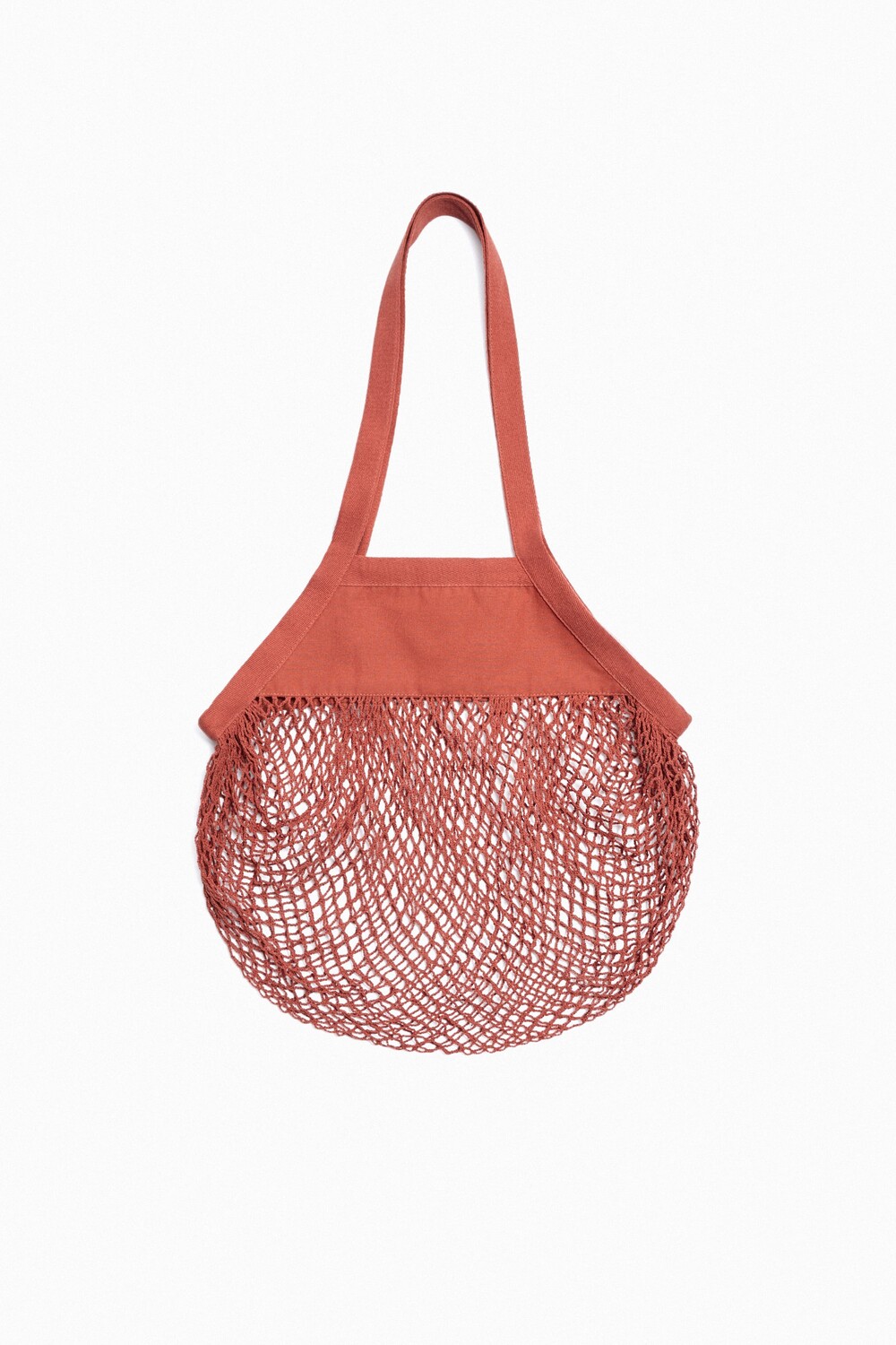 

Сетчатый сумка Zara, кирпич